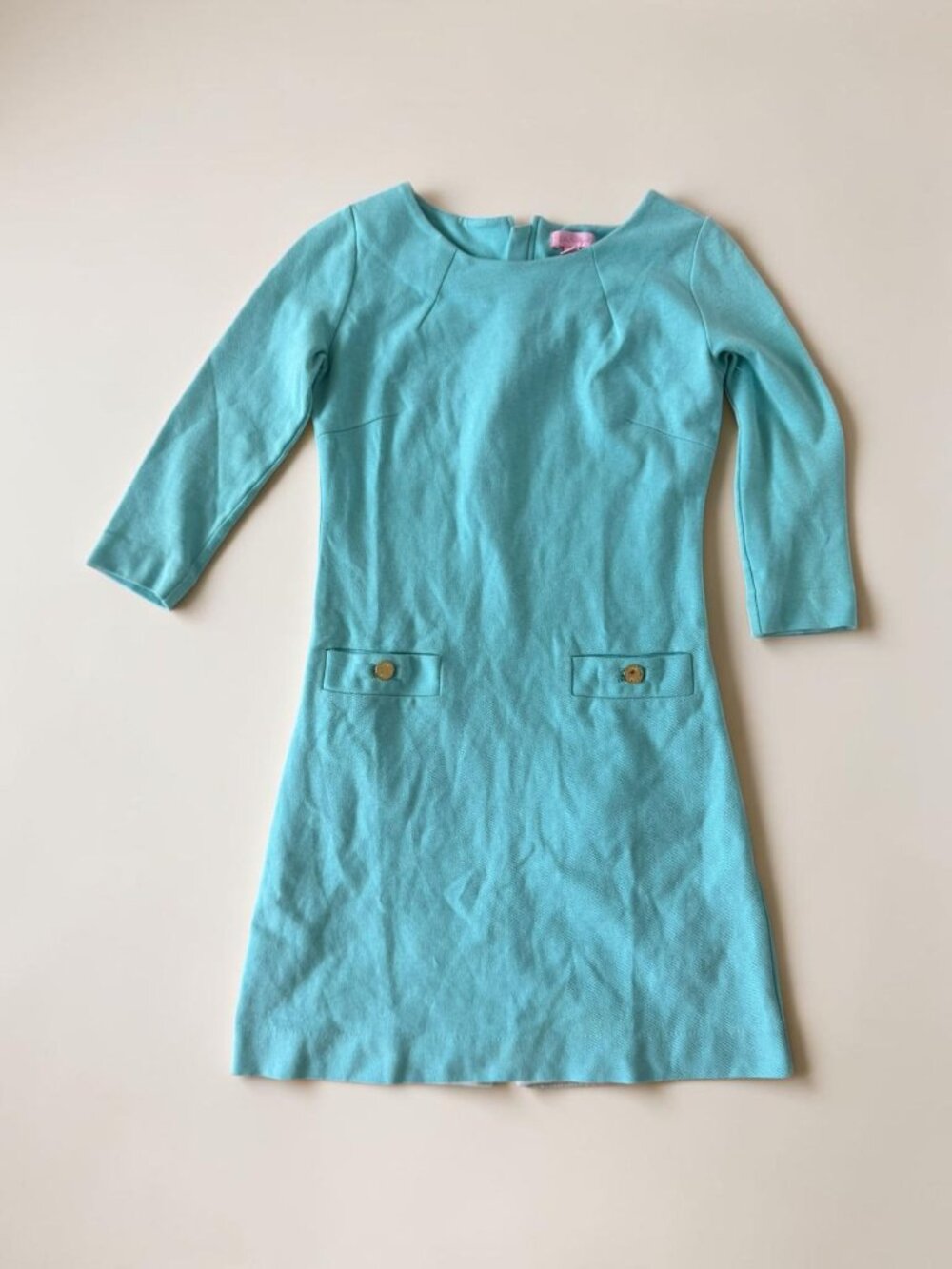 LILLY PULITZER Light Blue Aqua Shift Dress Size XS